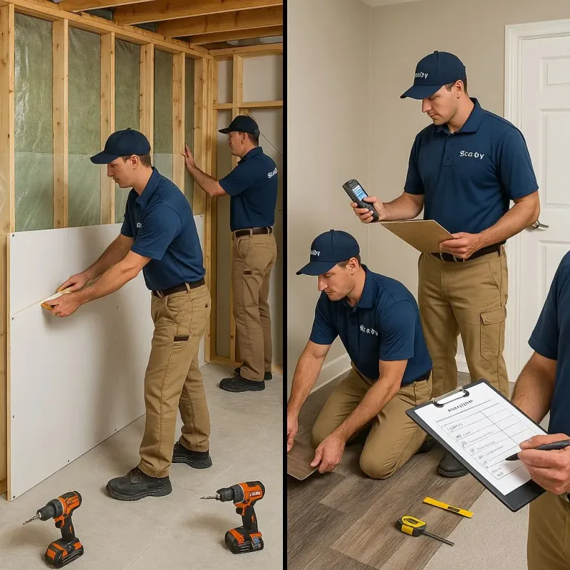 Repairs and Reconstruction process in Kutztown, PA